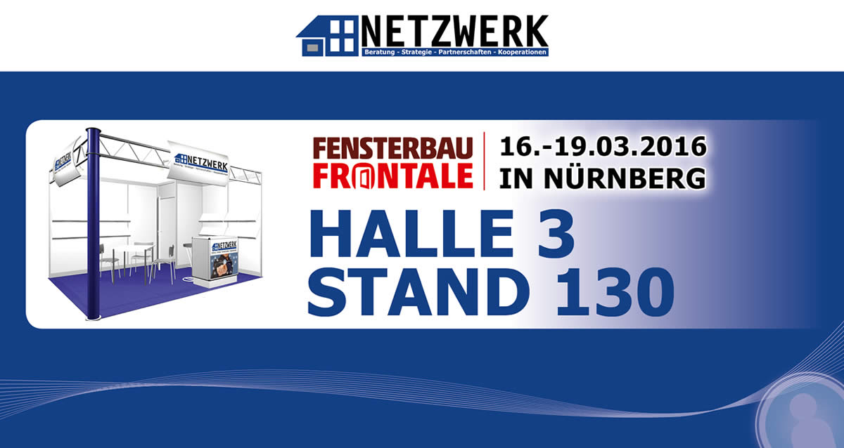 NETZWERK auf der Fensterbau Frontale