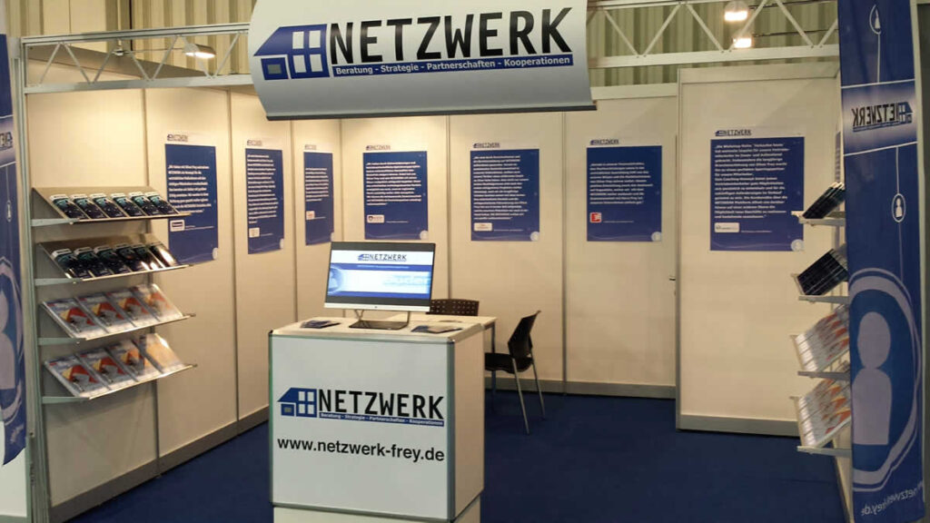 Der NETZWERK-Infostand auf der diesjährigen Fensterbau Frontale in Nürnberg