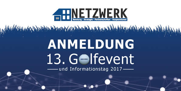 Titel Anmeldung NETZWERK Golfevent 2017