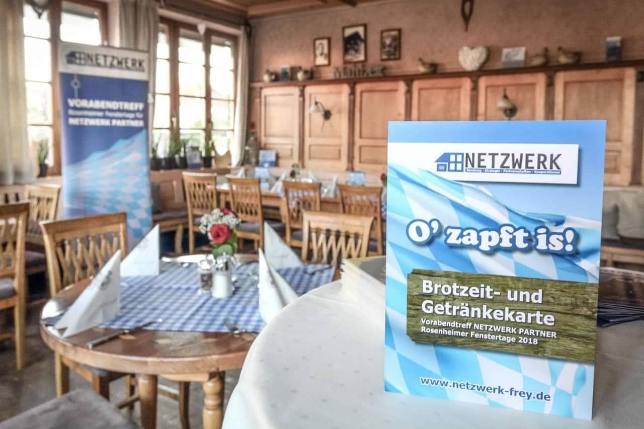 Vorabendtreff Rosenheimer Fenstertage 2018