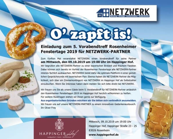 Titelblatt Einladung Vorabendtreff RH Fenstertage 2019
