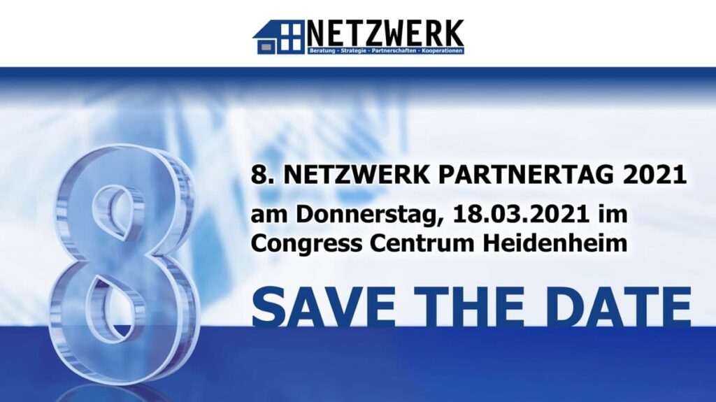 Save the date – 8. NETZWERK Partnertag 2021