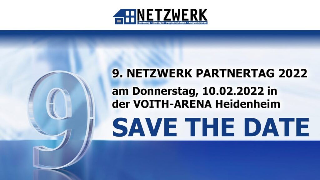 Save the date – 9. NETZWERK Partnertag 2022