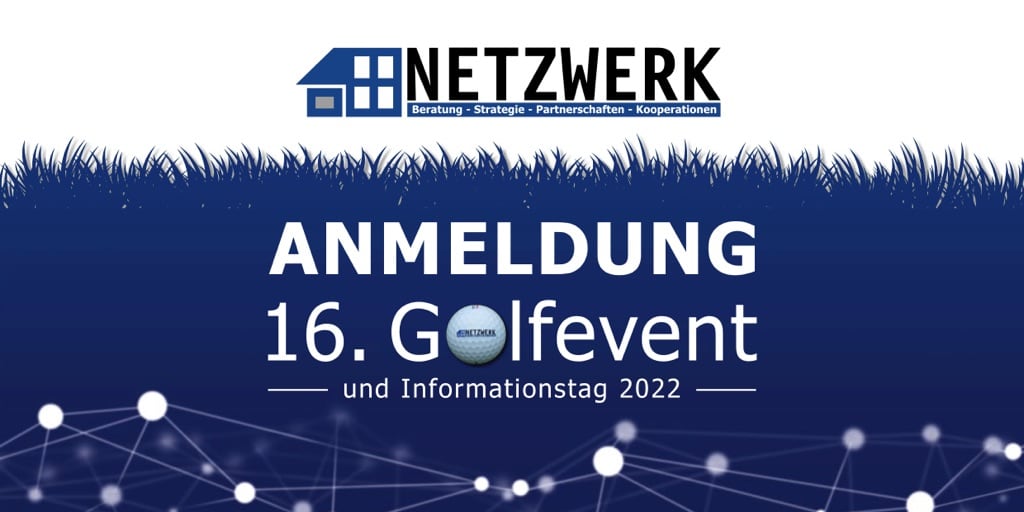 Titelblatt Anmeldung Netzwerk-Golfevent 2022