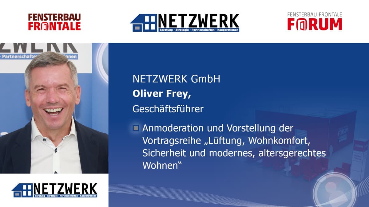 Oliver Frey – NETZWERK-Gründer moderiert im FORUM FF 2022